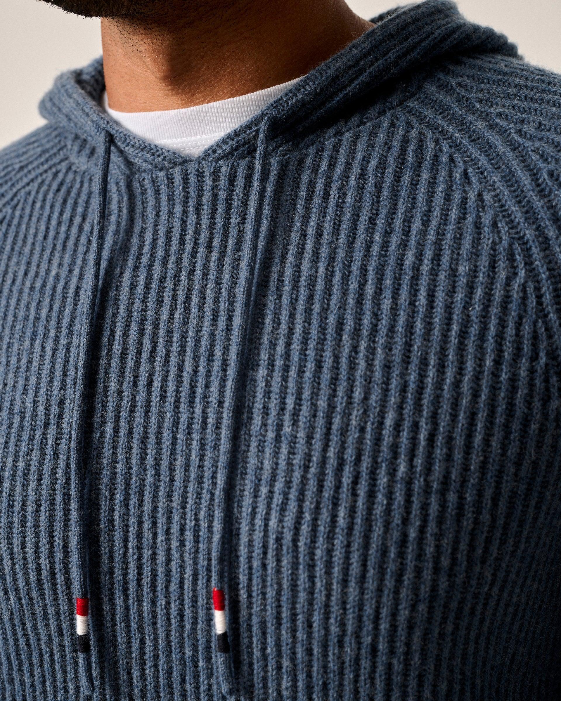 Sami Merino Wool Sweater Hoodie Male Product Image