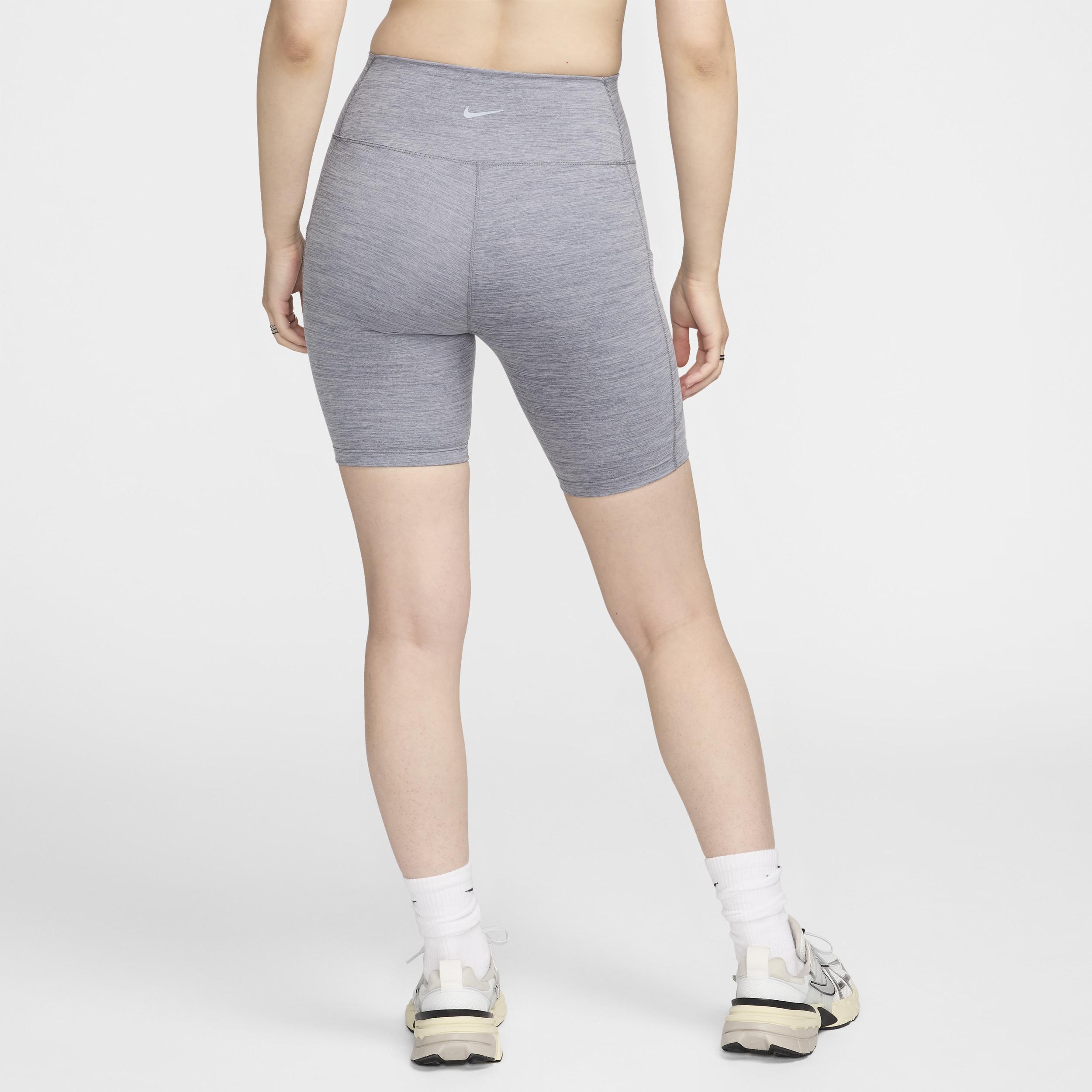 Nike Women's One High-Waisted 8" Biker Shorts with Pockets Product Image