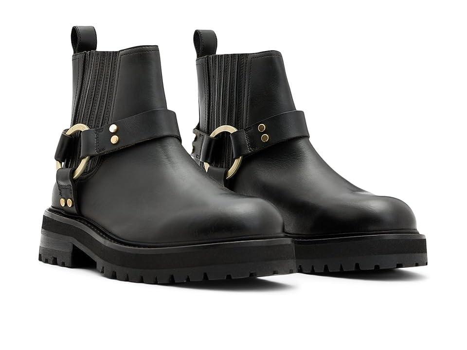 AllSaints Maddie Biker Boots Warm Brass) Women's Boots Product Image