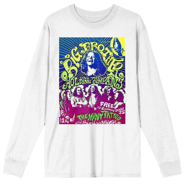 Mens Bioworld Big Brother And The Holding Company Psychedelic Poster Long Sleeve Graphic Tee Product Image