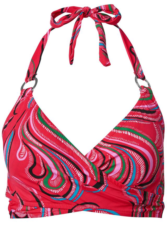 Laguna Wrap Bikini Top - Vivid Florals Product Image