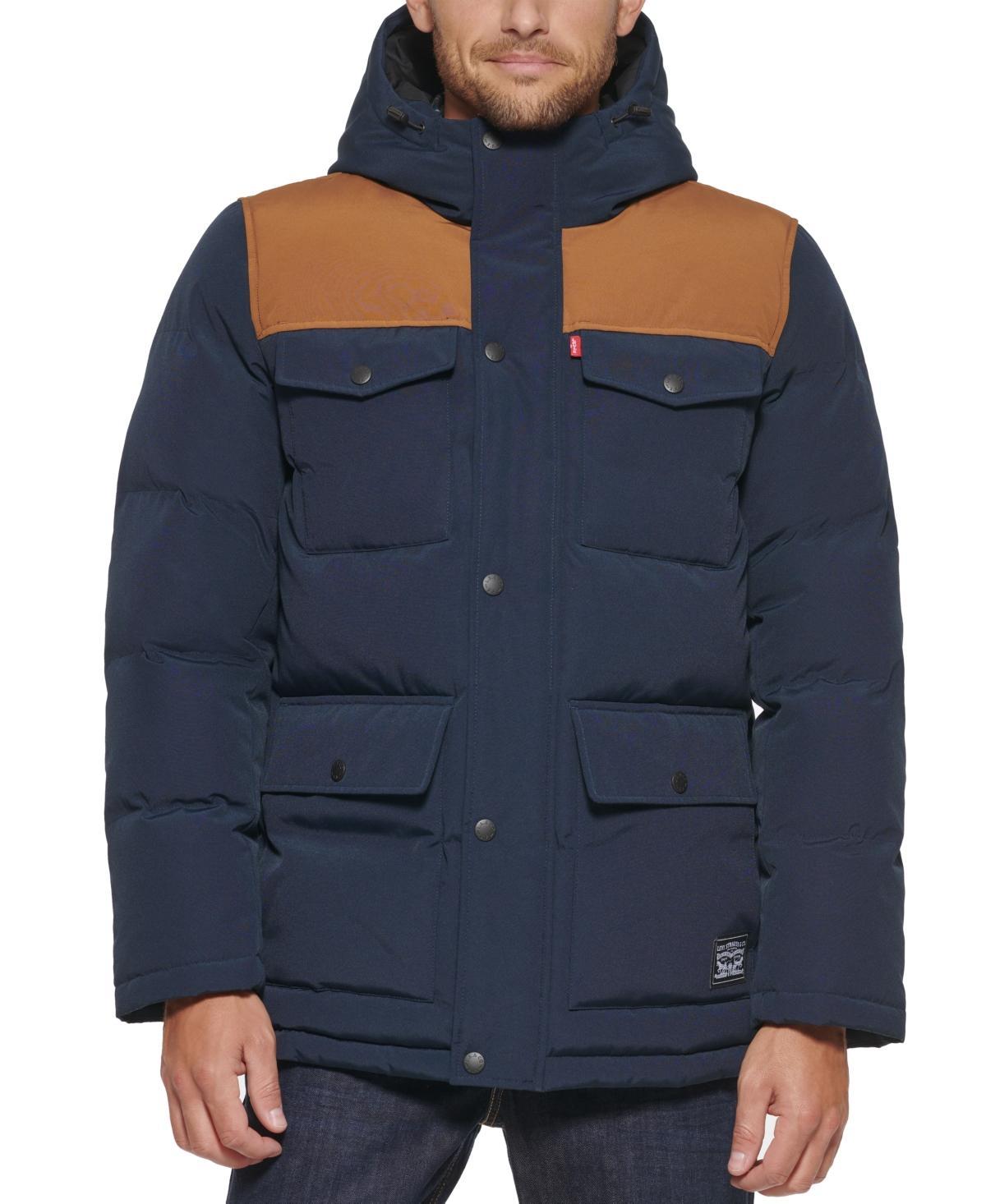 Mens Levis Four Pocket Hooded Parka Product Image