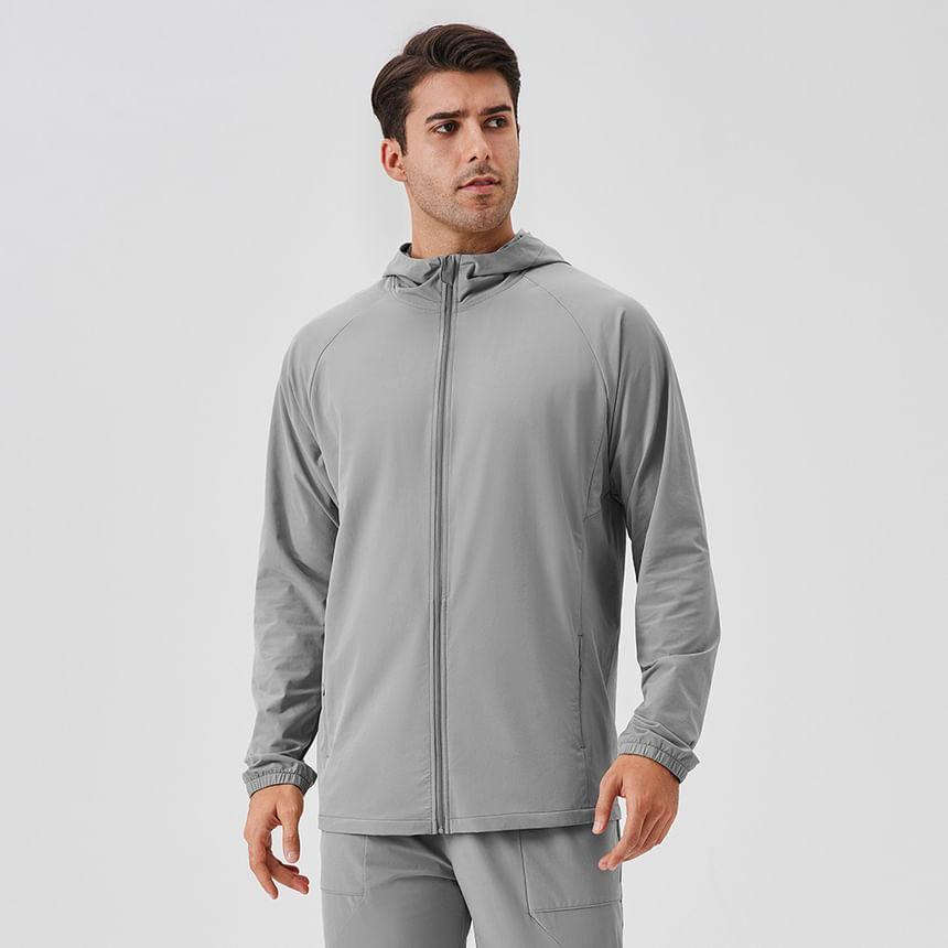 Hooded Zip-Up Sports Jacket product image