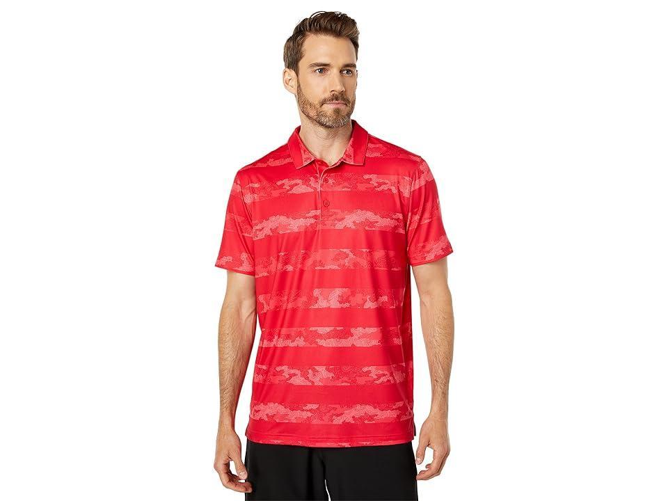 PUMA Golf Volition Bandana Stripe Polo (Ski Patrol) Men's Clothing Product Image