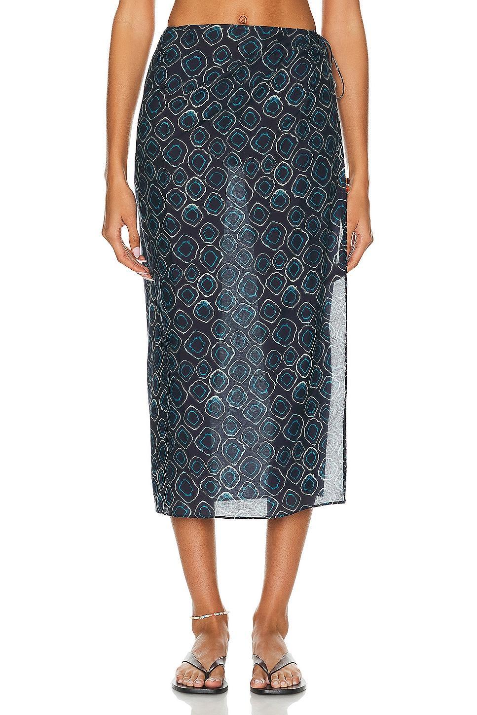 Ulla Johnson Anya Skirt in Blue Product Image