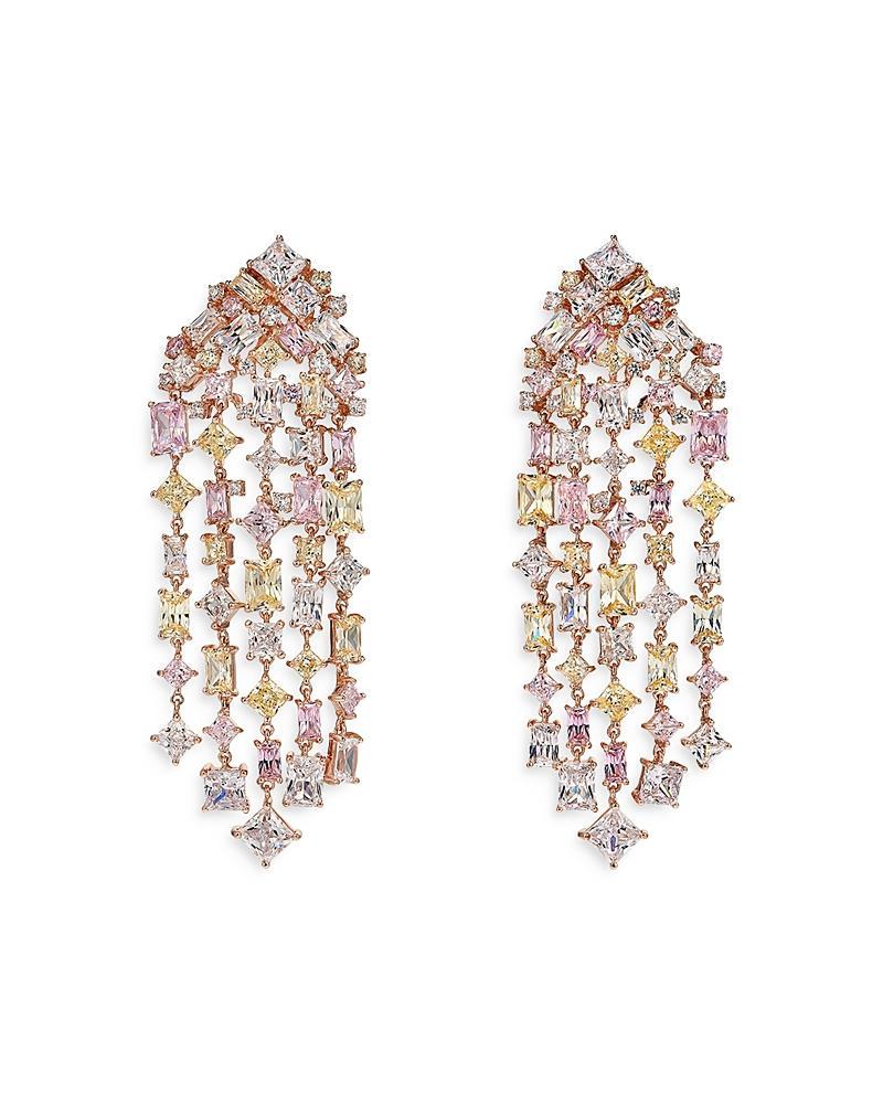 Anabela Chan Mermaid's Tale Multi Simulated Stone Candy Cascade Drop Earrings - Female Product Image