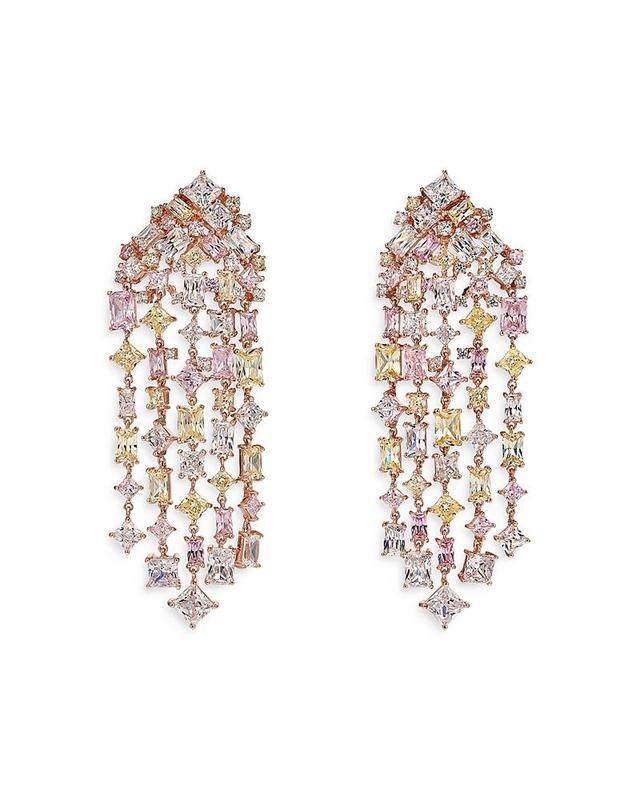 Anabela Chan Mermaid's Tale Multi Simulated Stone Candy Cascade Drop Earrings - Female Product Image