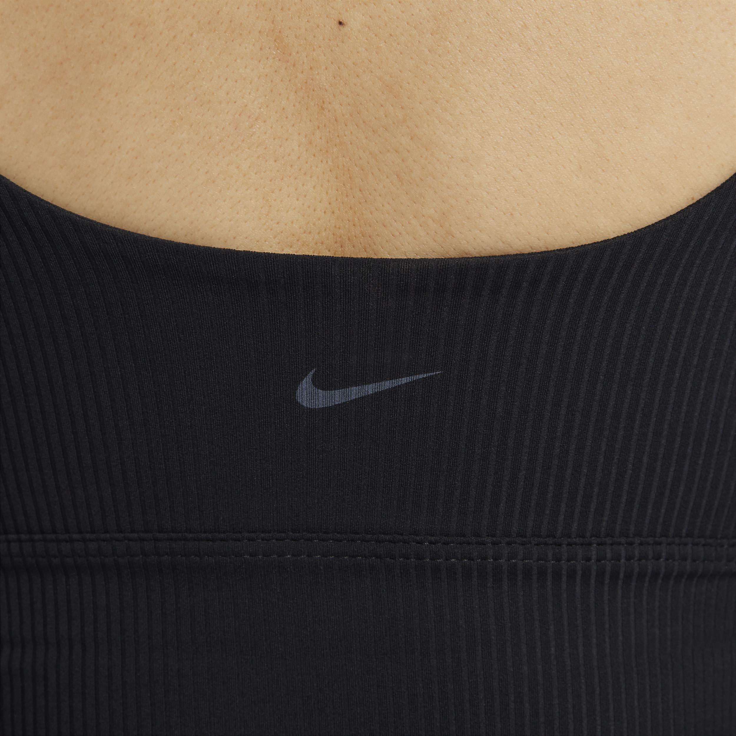 Nike Women's Zenvy Rib Light-Support Padded Longline Sports Bra Product Image