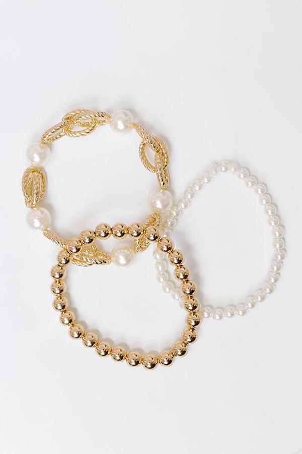 Uptown Glam Stretch Bracelet Set Product Image