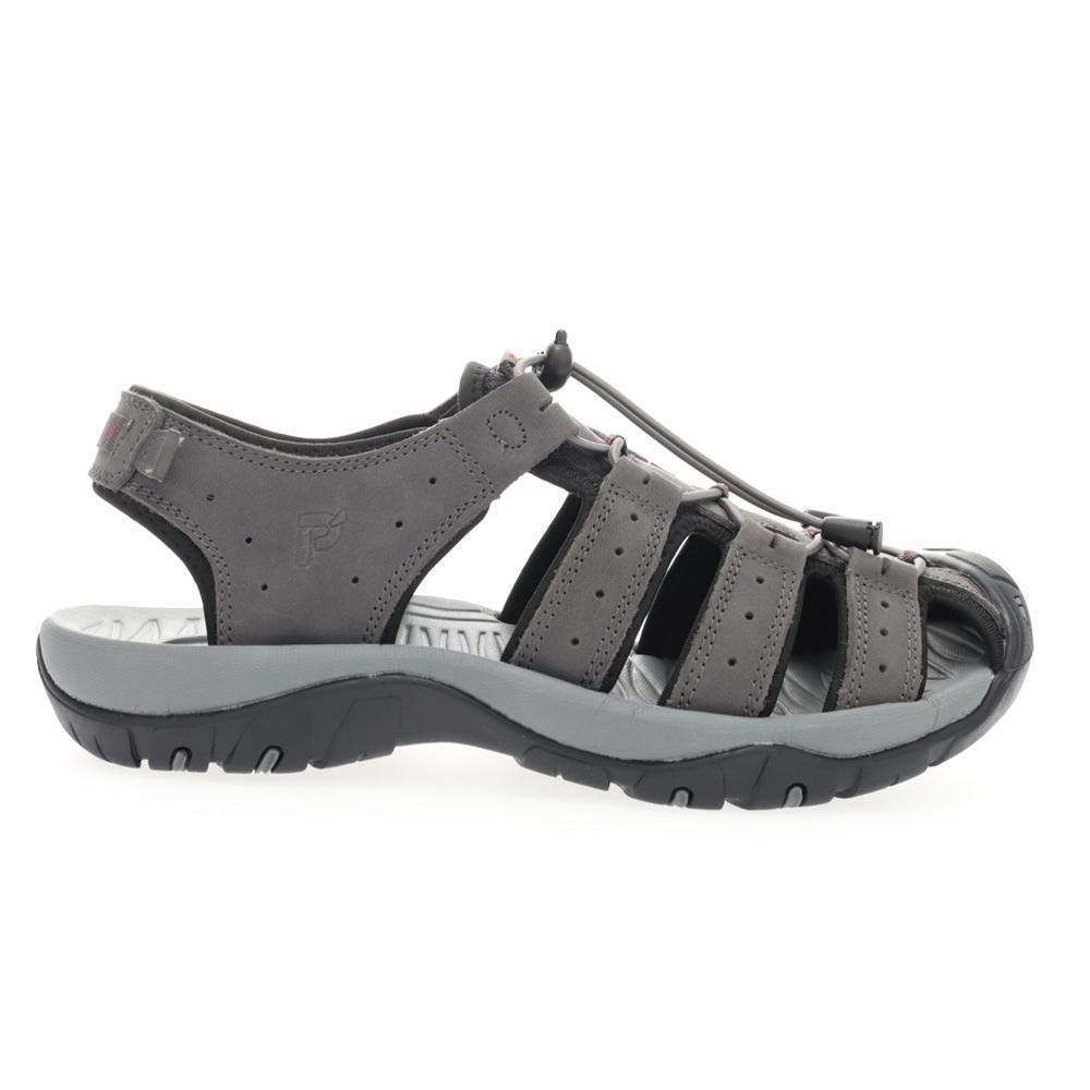 Propet Kona Mens Fisherman Sandals Grey Product Image