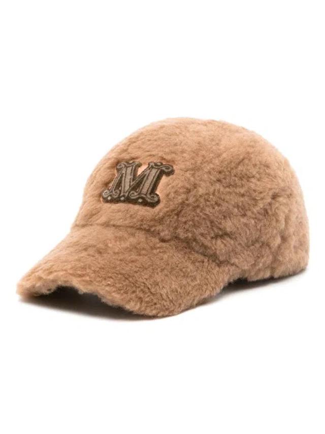 Logo-patch Baseball Cap In 001 Camel Product Image