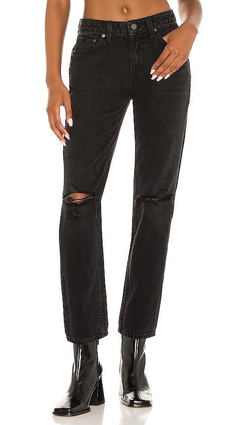 GRLFRND Kate Low Rise Slim Crop in Black product image