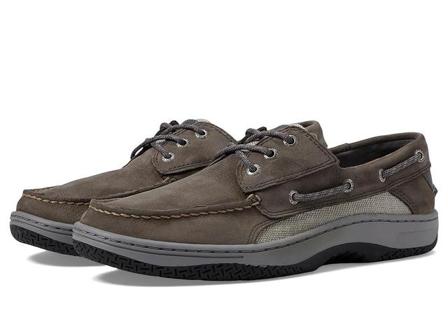 Sperry Billfish 3-Eye (Grey Nubuck) Men's Lace up casual Shoes Product Image