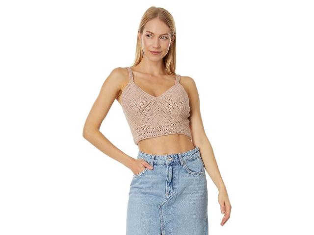 Lucky Brand Crochet Tank Matchback Women's Clothing Product Image