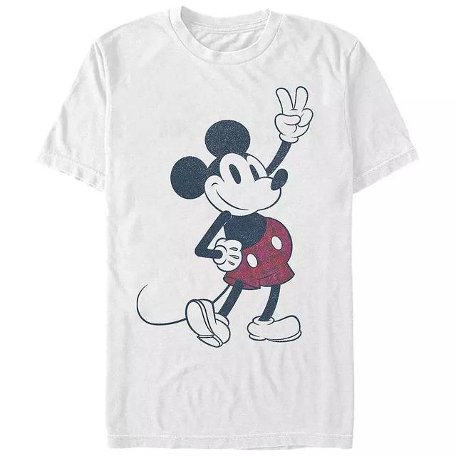 Mens Comfort Colors Disneys Mickey Mouse Plaid Print Shorts Graphic Tee Product Image