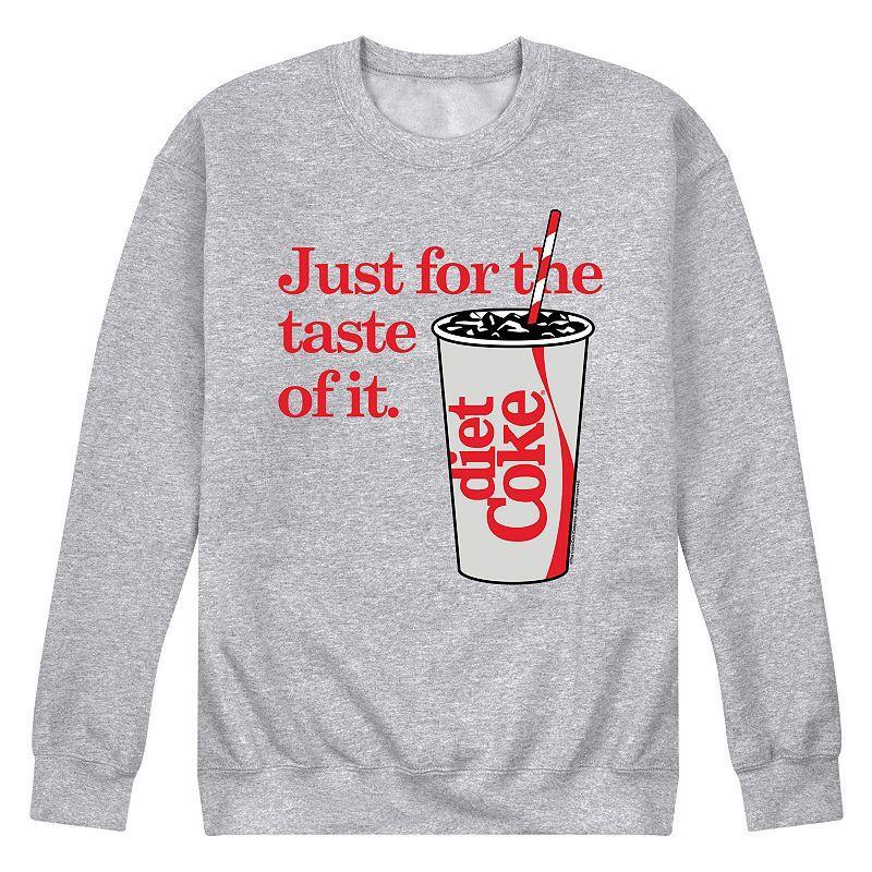 Mens Diet Coke Just For Taste of It Fleece Sweatshirt Product Image