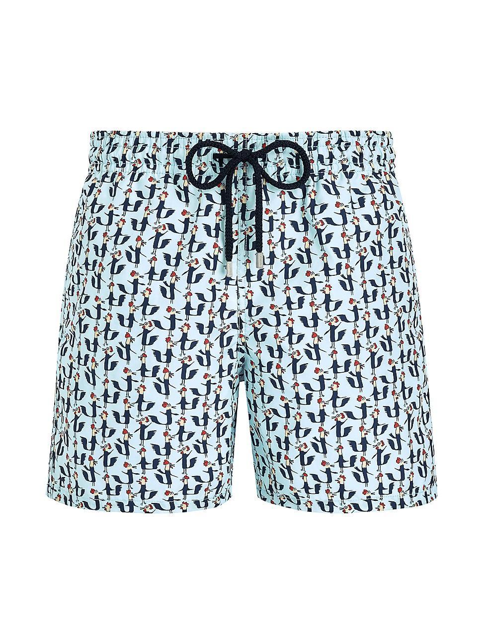 Mens Moorea Graphic Swim Trunks Product Image