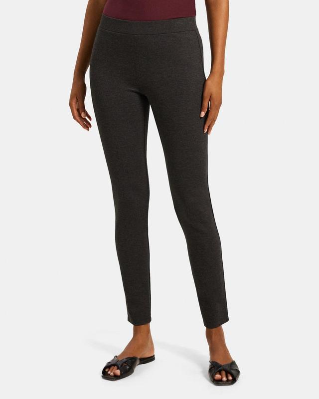 Legging in Heathered Stretch Knit Ponte Product Image