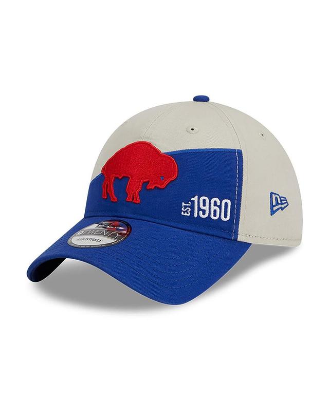 Mens New Era Cream Buffalo Bills 2023 Sideline Historic 9TWENTY Adjustable Hat - Cream Product Image