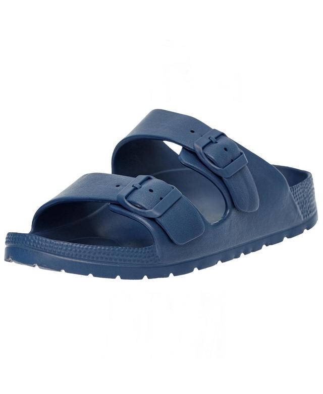 Alpine Swiss Mens Double Strap Eva Slide Sandals Sole Flat Casual Comfort Shoes Product Image