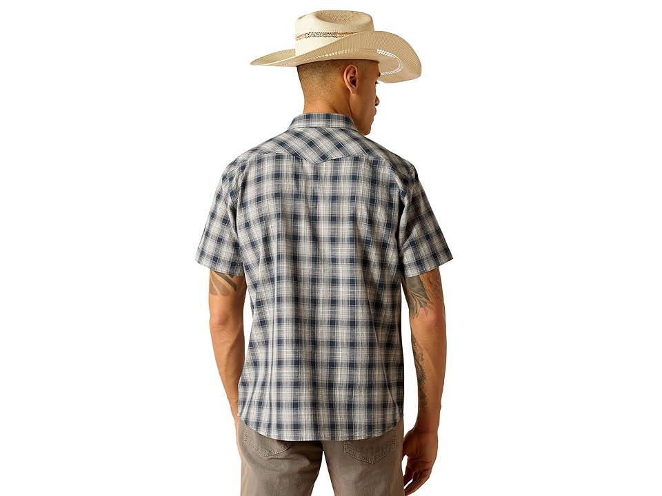 Ariat Haven Retro Fit Shirt (Deep Pond) Men's Clothing Product Image