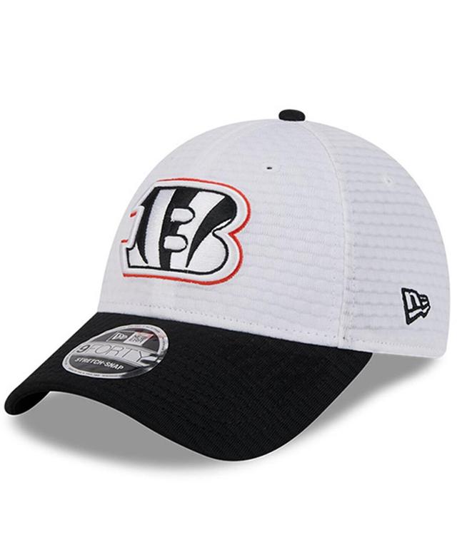 New Era Mens White Cincinnati Bengals 2024 Nfl Training Camp 9FORTY Adjustable Hat - White Product Image