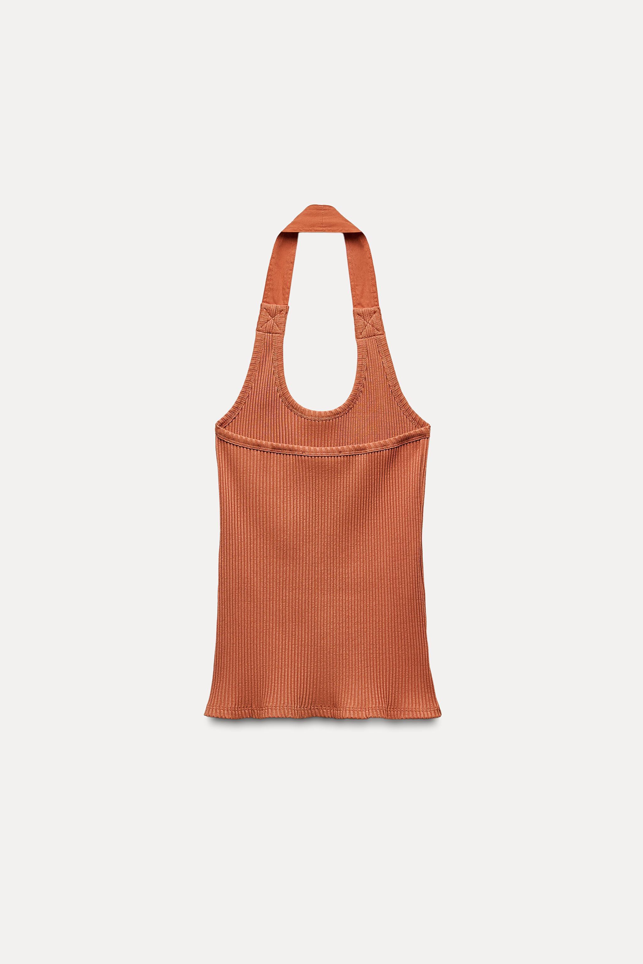 HALTER TOP WITH STRAPS Product Image