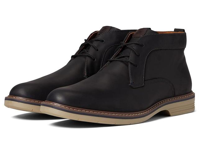 Florsheim Norwalk Plain Toe Chukka Boot (Black Crazy Horse) Men's Shoes Product Image