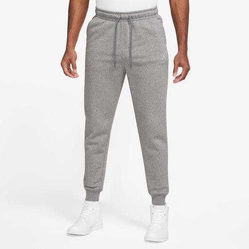 Jordan Mens Jordan Essentials Fleece Pants - Mens Carbon Heather/White Product Image