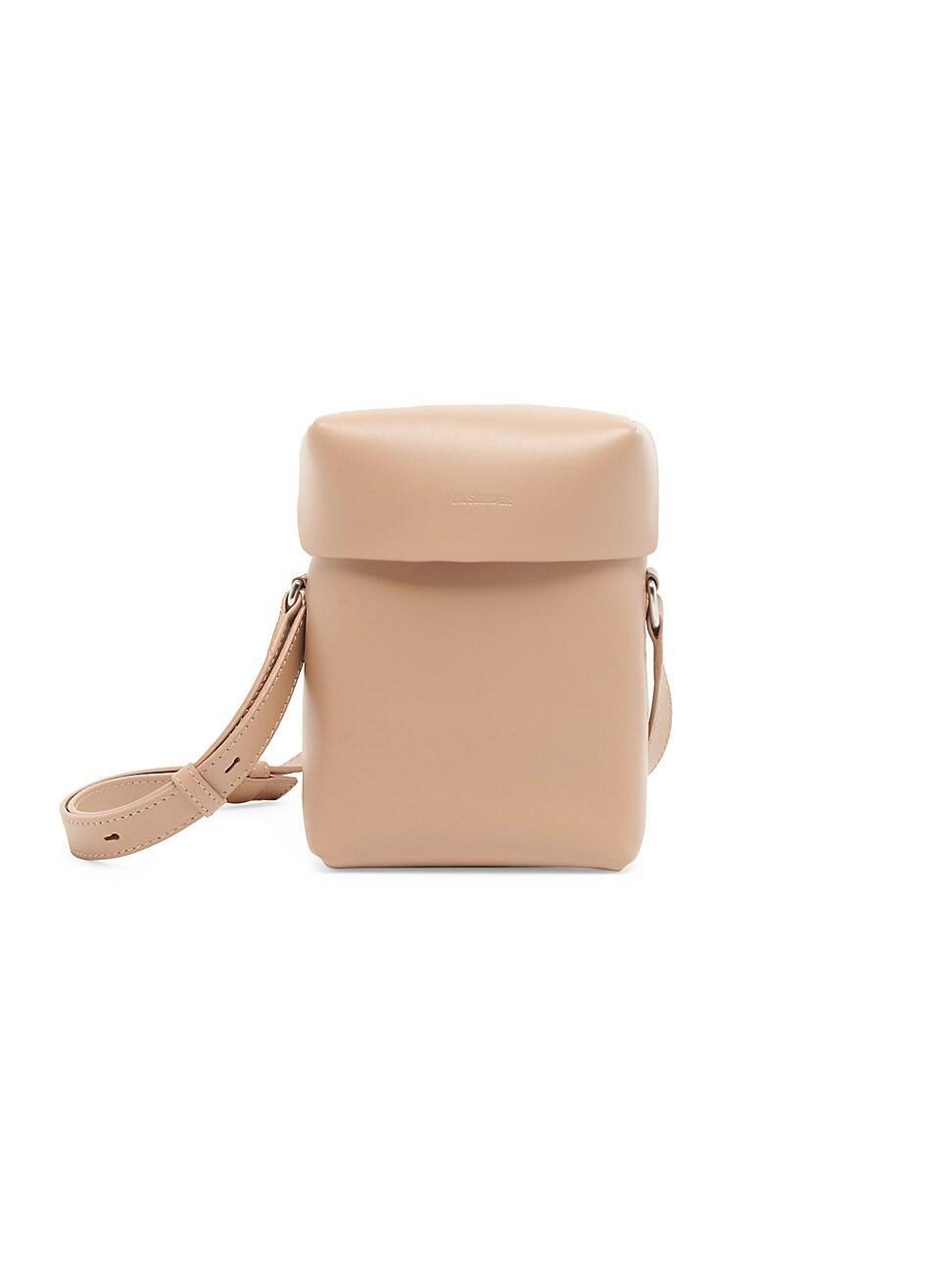 Mens Lid Small Leather Crossbody Bag Product Image