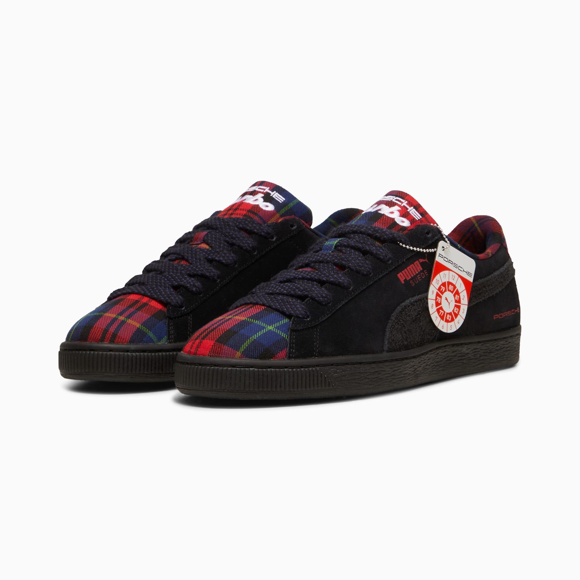 Porsche Legacy Suede Classic Tartan Sneakers Product Image