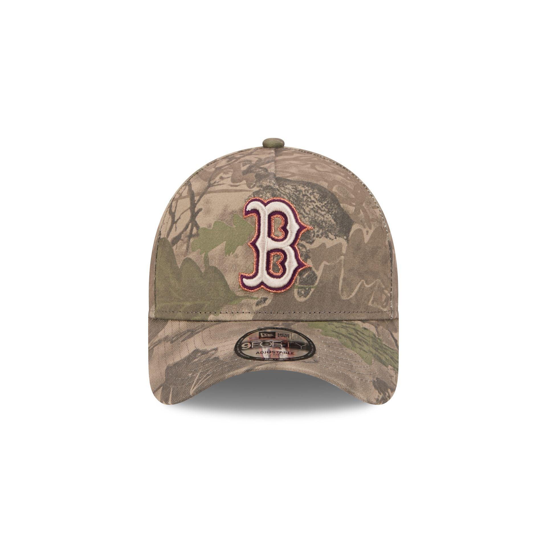 Boston Red Sox Leaf Camo 9FORTY A-Frame Snapback Hat Male Product Image