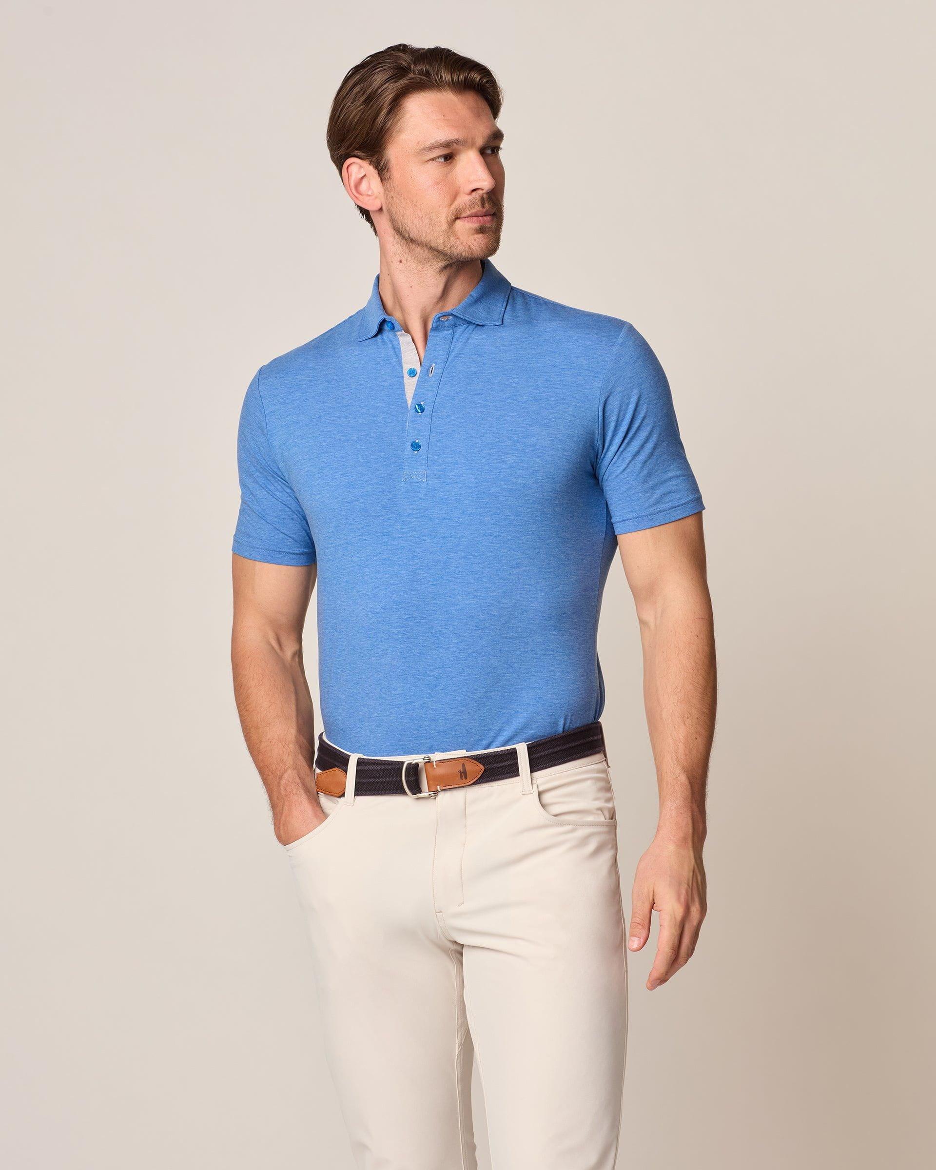 johnnie-O Linxter Cotton Blend Performance Polo Product Image