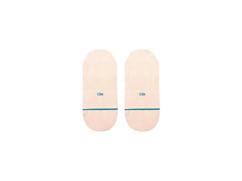 Stance Icon No Show (Peach) Women's Crew Cut Socks Shoes Product Image