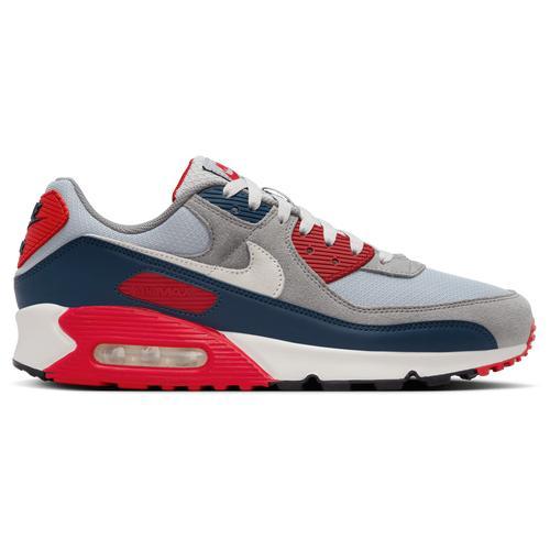 Nike Mens Nike Air Max 90 - Mens Running Shoes Light Sky Grey/Phantom Product Image