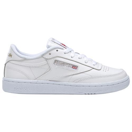 Reebok Womens Club C 85 - Running Shoes Chalk/Paperwhite/Glen Green Product Image