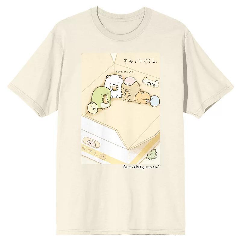 Mens Summiko Gurashi Cute Graphic Tee Beige Product Image