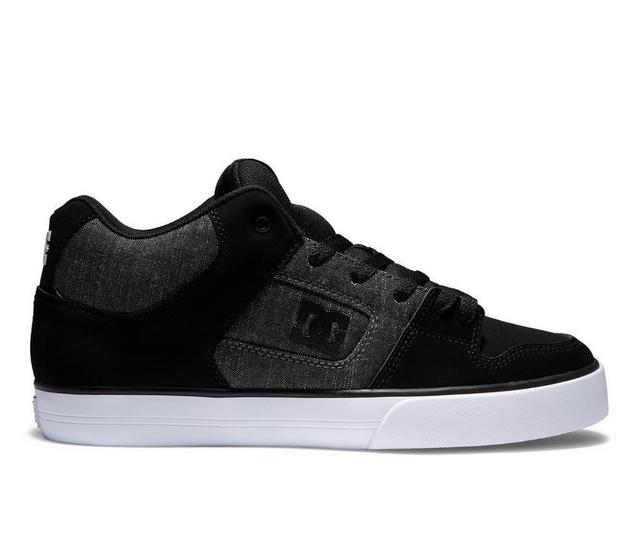 Men's DC Pure Mid Skate Shoes Product Image