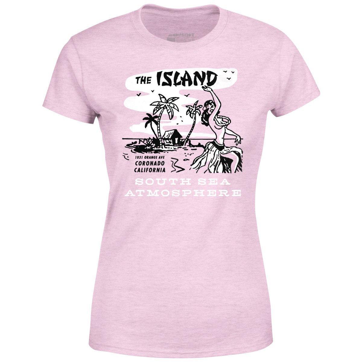 The Island Cafe v2 - Coronado, CA - Vintage Tiki Bar - Women's T-Shirt Female Product Image