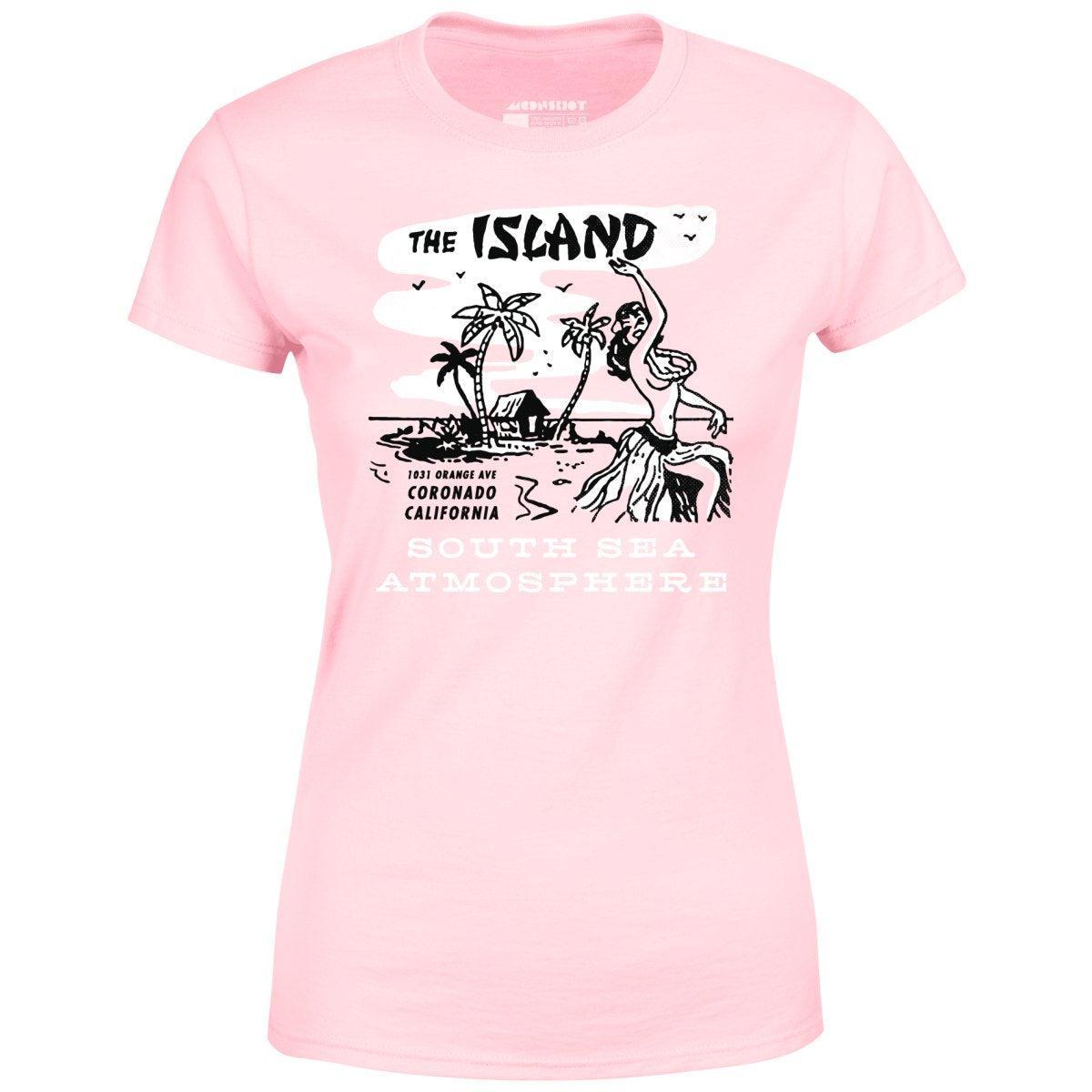 The Island Cafe v2 - Coronado, CA - Vintage Tiki Bar - Women's T-Shirt Female Product Image