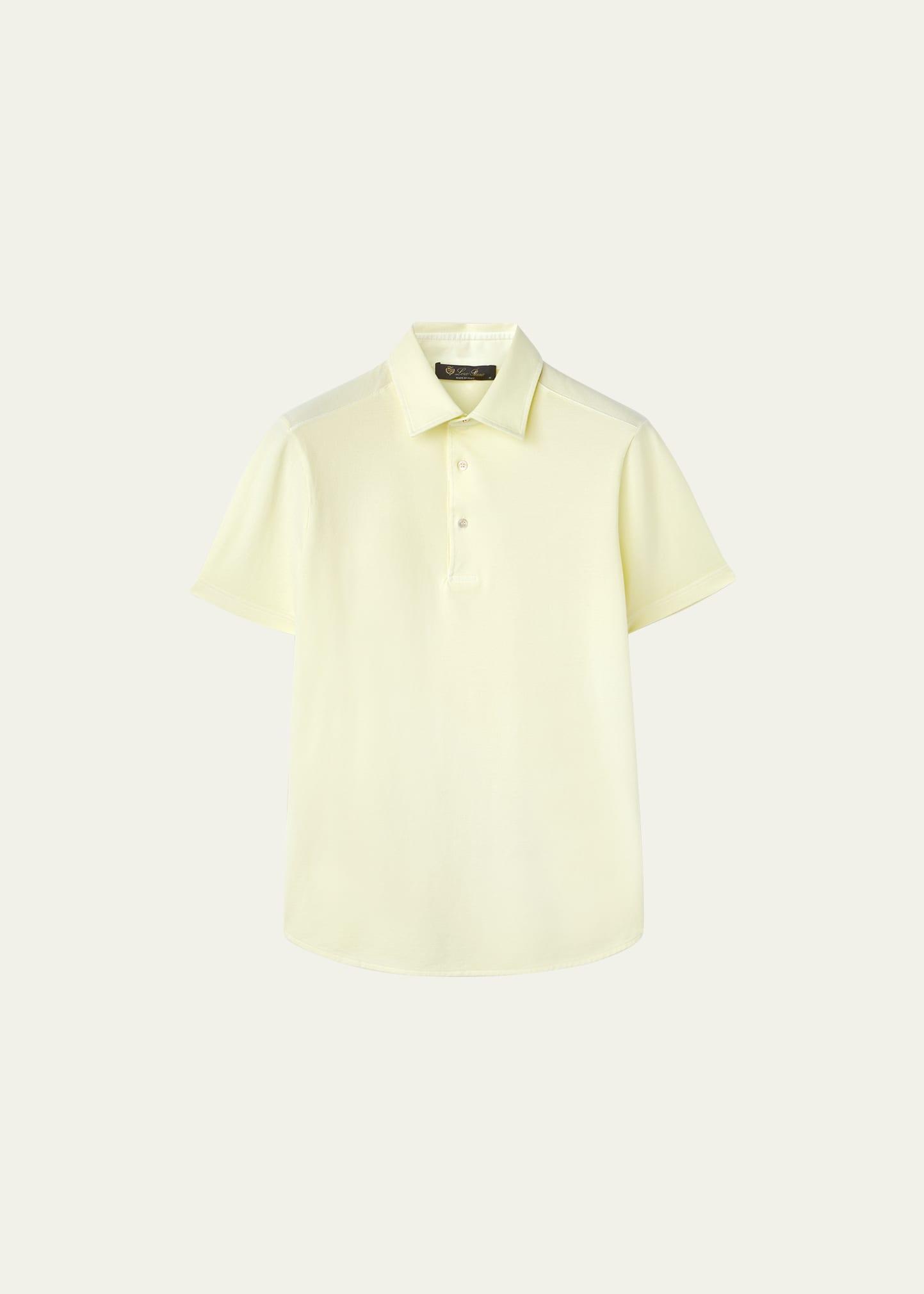 Mens Piqu Dyed Polo Shirt Product Image