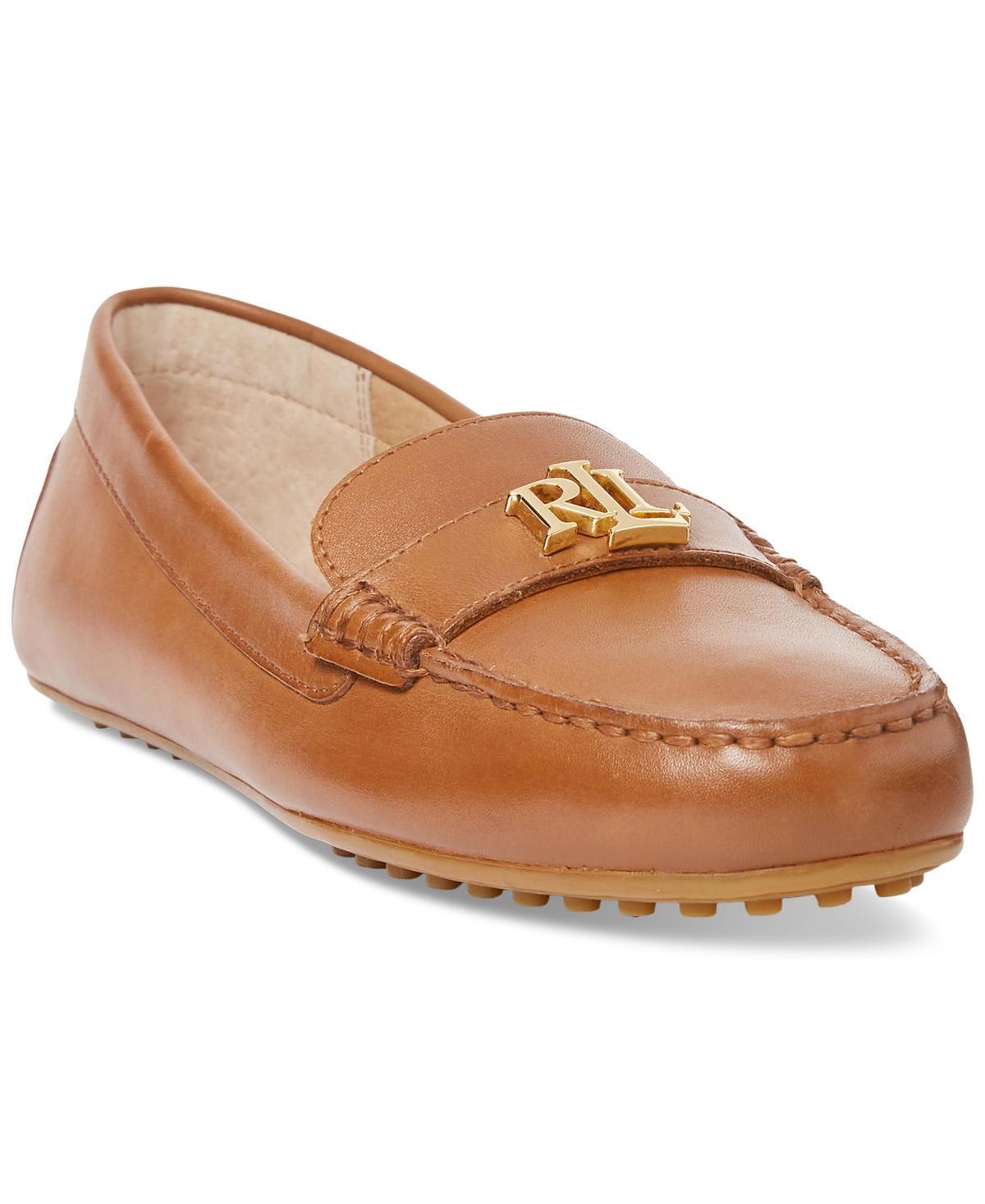 Lauren Ralph Lauren Womens Barnsbury Slip-On Driver Loafer Flats Product Image