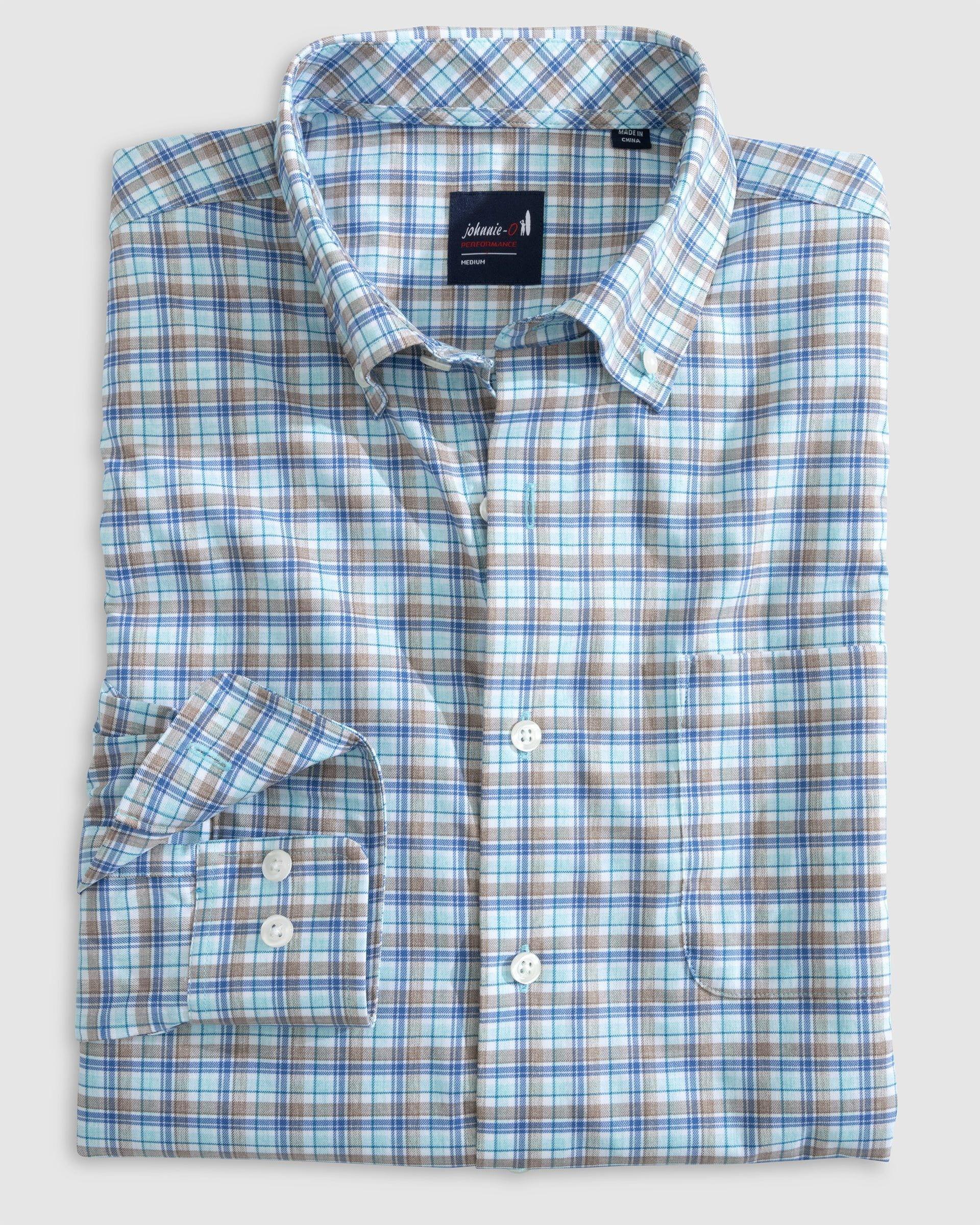 johnnie-O Mordecai Performance Button Up Shirt Product Image