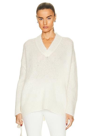 SABLYN Alva Sweater in Gardenia - Cream. Size M (also in ). Product Image