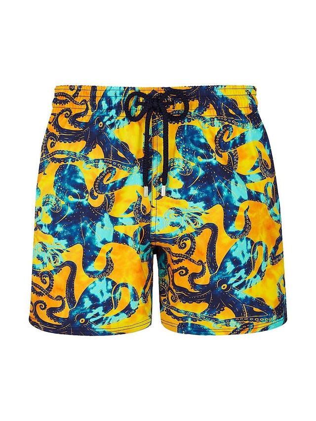 Mens Moorise Graphic Swim Trunks Product Image