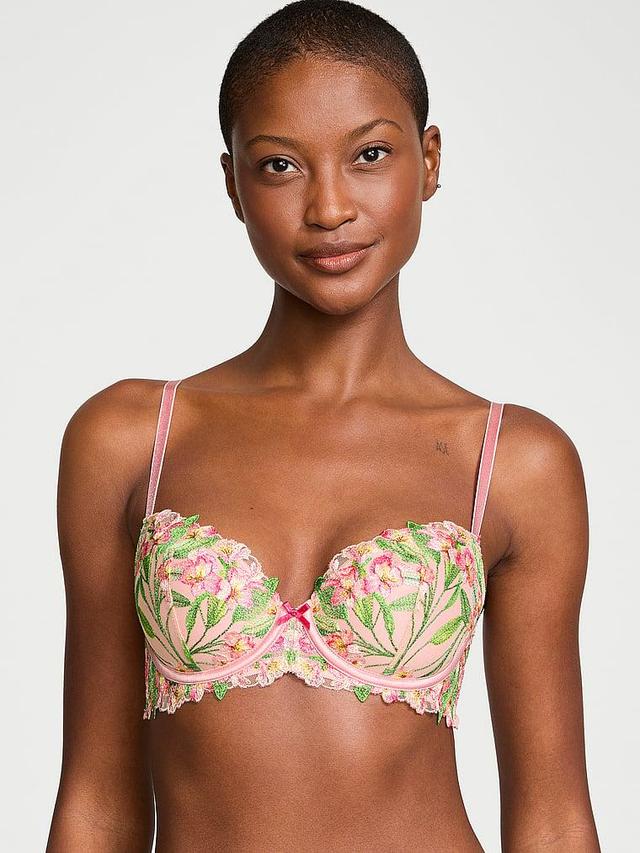 Lily Embroidery Lightly Lined Demi Bra Product Image