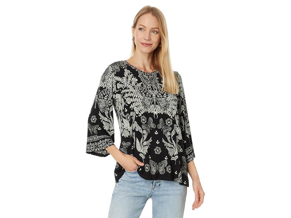 Johnny Was The Janie Favorite Bell Sleeve Top (Farfalla Joan) Women's Clothing Product Image