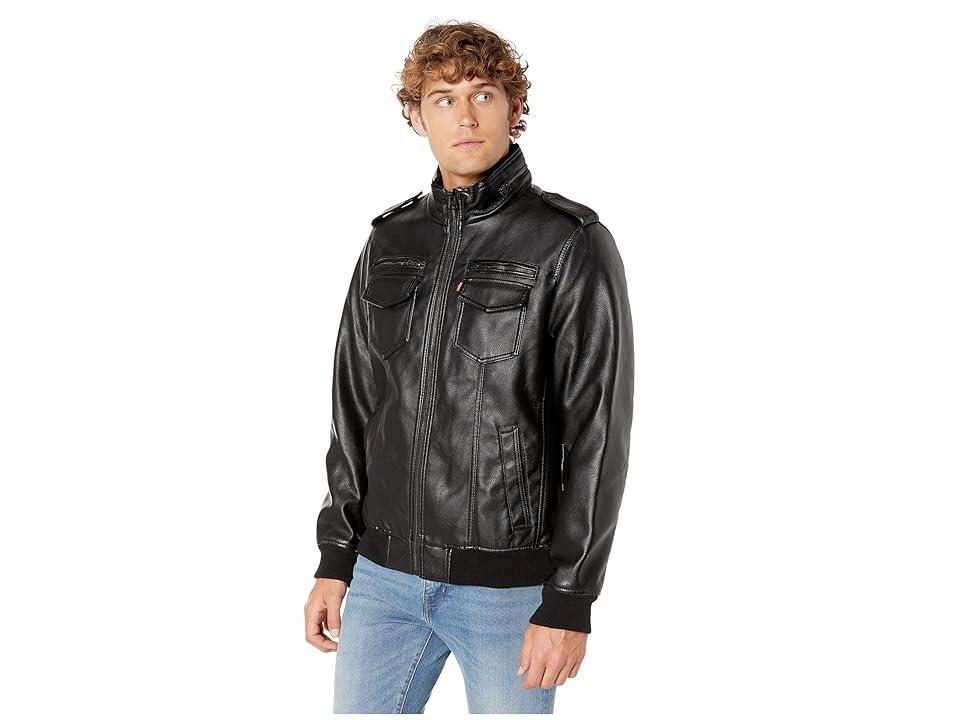 Levi's(r) Two-Pocket Military Bomber with Sherpa Lining (Earth) Men's Clothing Product Image