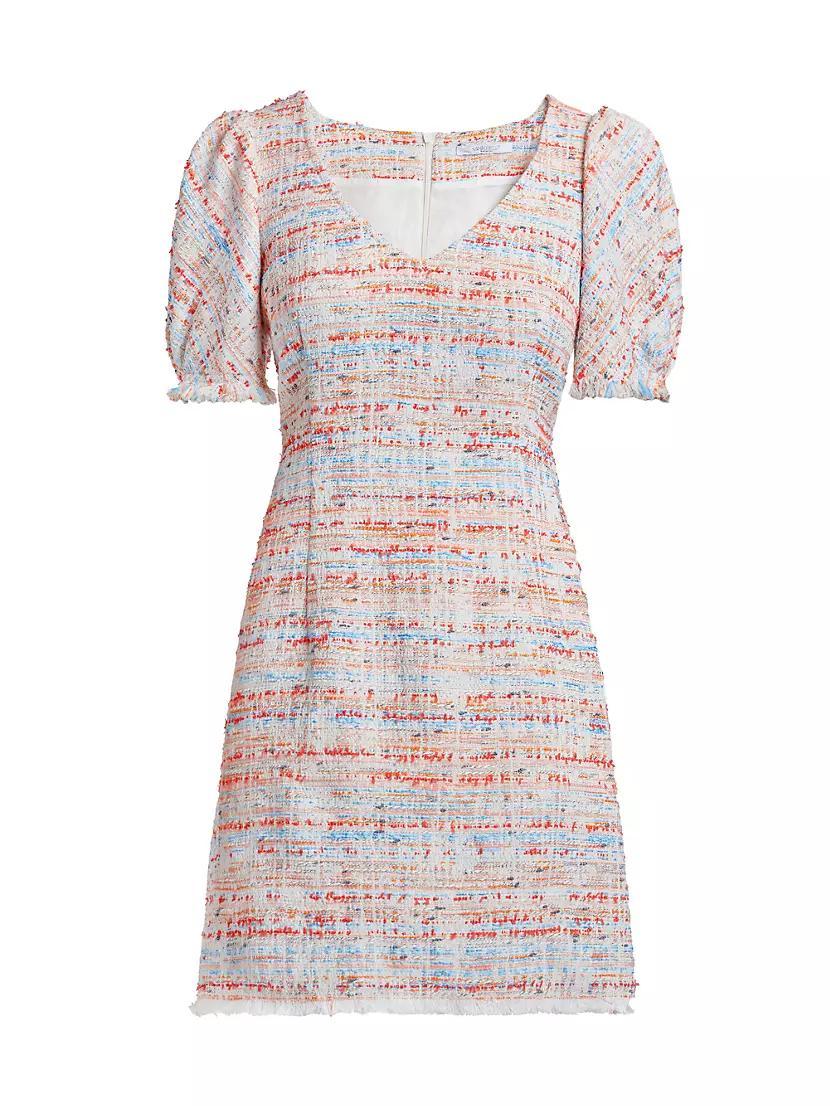 Bianca Cotton-Blend Tweed Short-Sleeve Minidress Product Image