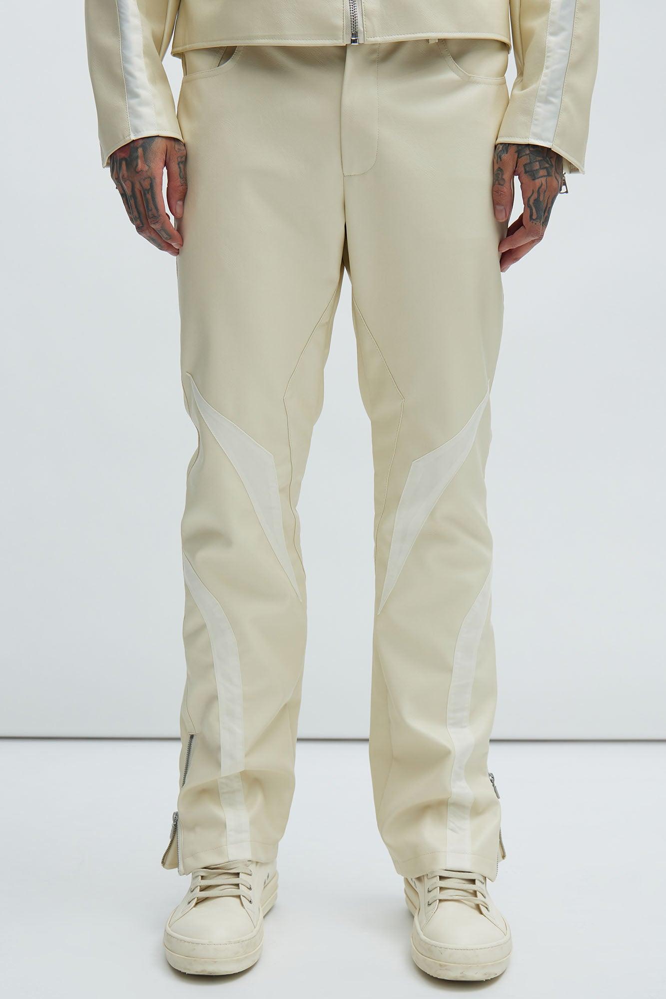 Sydney Moto Pants - Cream/combo Product Image